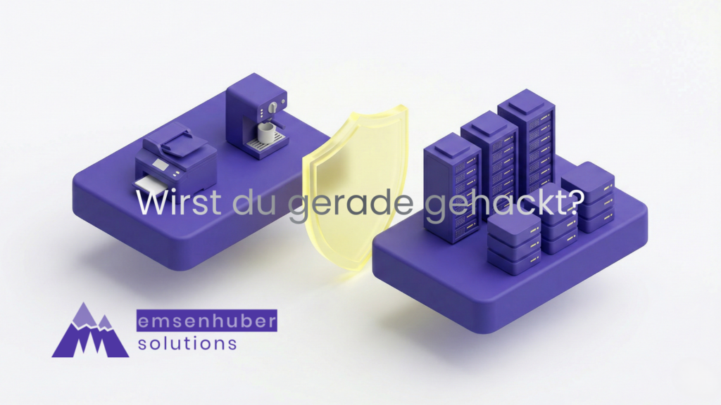 Emsenhuber Solutions IT Security Wirst du gerade gehackt?